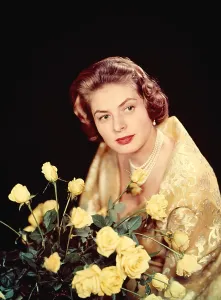 Flowers Prints: INGRID BERGMAN, 1950's