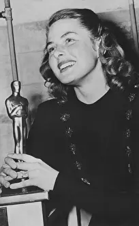 Hollywood Prints: Ingrid Bergman won the Academy Award for Best Actress for her performance in 1944 film GASLIGHT