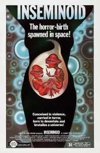 1980s Poster Art Prints: INSEMINOID, (aka HORROR PLANET)