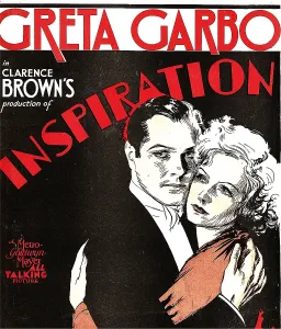 Images Dated 20th October 2009: INSPIRATION, from left: Robert Montgomery, Greta Garbo on window card, 1931