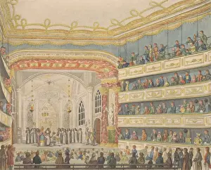 Stage Prints: Interior of the Amsterdam Schouwburg in Leidseplein