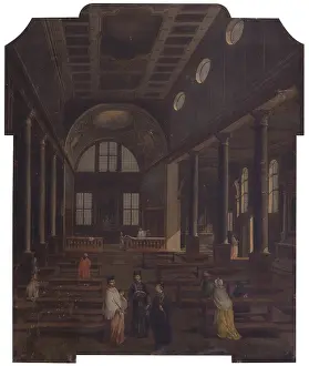 Frontal Prints: Interior of a Church, by Francesco Zugno