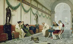 Lcgr1606 Prints: Interior of Roman Building with Figures