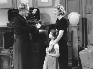 Ecrem Prints: INTERMEZZO: A LOVE STORY, from left, Leslie Howard, Joan Carroll, Ingrid Bergman, 1939
