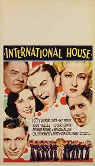 Burns Prints: INTERNATIONAL HOUSE, top l-r: W