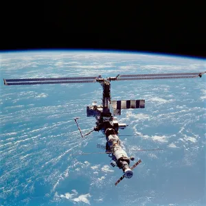 Nasa Prints: International Space Station in 2002