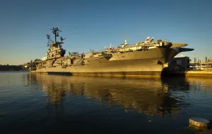 River Front Prints: Intrepid Sea, Air & Space Museum in New York City. Dec. 11, 2011