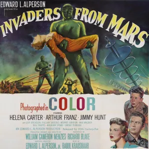 Carter Prints: INVADERS FROM MARS, bottom left from top: Jimmy Hunt
