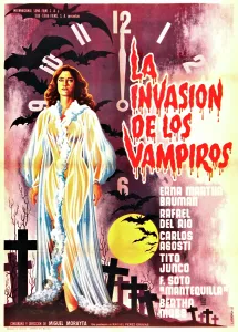 Mexico Prints: THE INVASION OF THE VAMPIRES, (aka LA INVASION DE LOS VAMPIROS), Mexican poster art, 1963