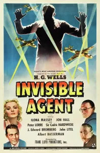 Silhouette Prints: INVISIBLE AGENT, left from top: Ilona Massey