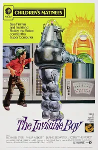 Images Dated 19th May 2015: THE INVISIBLE BOY, US poster art, from left: Richard Eyer, Robby the Robot, 1957