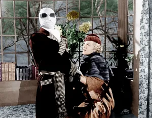 June Prints: THE INVISIBLE MAN, from left: Claude Rains, Gloria Stuart, 1933