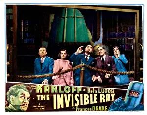 Cooper Prints: THE INVISIBLE RAY, from left: Frank Lawton