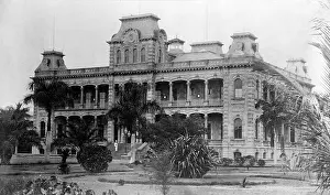 Images Dated 22nd December 2008: Iolani Palace, Honolulu, Hawaii