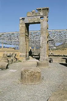Persians Prints: IRAN. FARS. Persepolis. Tripylon or Triple Gate Hall