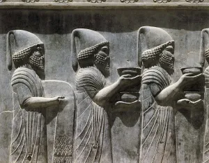 Achaemenids Prints: IRAN. Persepolis. Palace of Darius