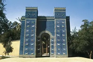 Iraqis Prints: IRAQ. Babylon. Gate of Ishtar (580 BC)