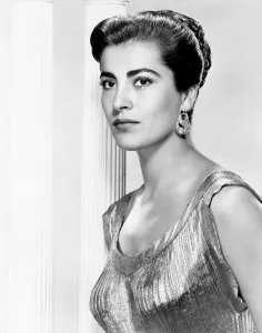 Drop Earrings Prints: Irene Papas, 1956
