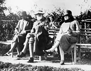 Playwright Prints: Irish author and playwright George Bernard Shaw (center)