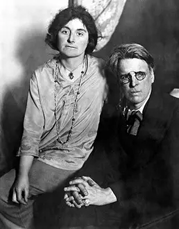 Writer Prints: Irish poet William Butler Yeats (right)