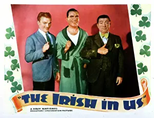 Frank Prints: THE IRISH IN US, lobbycard, from left: James Cagney, Pat O'Brien, Frank McHugh, 1935