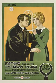 Bird Prints: THE IRON CLAW, right: Pearl White in Episode 6: The Spotted Warning, 1916