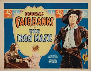 Marguerite Prints: THE IRON MASK, titlecard, Douglas Fairbanks