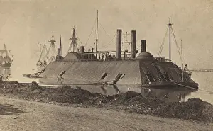 Rebel Prints: Ironclad USS Essex at docked at Baton Rouge