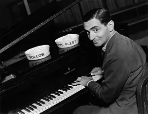 History Prints: Irving Berlin, at piano, 1936, publicity shot for FOLLOW THE FLEET