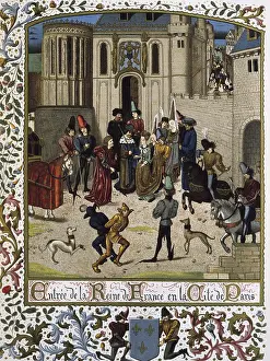 Courtier Prints: ISABEAU of Bavaria (1371-1435)