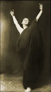 Modern Dance Prints: Isadora Duncan (1877-1927), pioneering modern dancer challenged the dominance of ballet