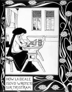 Thomas Ca Prints: Iseult writing to Tristan