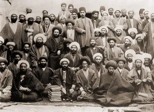 Iranian Prints: Islamic clerics is Persia, ca. 1910