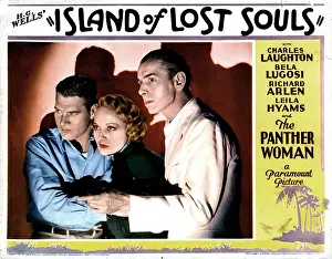Arlen Prints: ISLAND OF LOST SOULS, from left, Richard Arlen, Leila Hyams, 1932