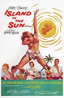 Bare Legs Prints: ISLAND IN THE SUN, l-r: Joan Fontaine
