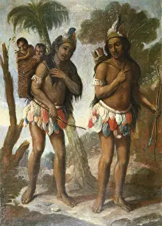Savage Prints: ISLAS, Andres de (18th c.). Barbarian Meco Indians