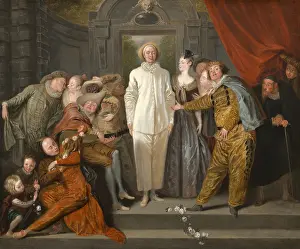 1720s Prints: The Italian Comedians, by Antoine Watteau
