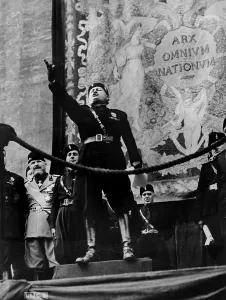 Benito Prints: Italian fascist leader Benito Mussolini, circa early 1940s