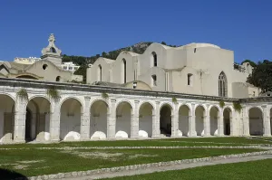 Cloister Prints: ITALY. Capri. Capri Island. Certosa (Carthusian monastery) of San Giacomo
