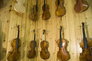 Lombardia Prints: ITALY. Cremona. Luthier's workshop