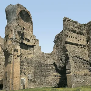 ITALY. LAZIO. Rome. Baths of Caracalla. The Baths of Caracalla (c. 217). Roman art. Late Empire. Architecture. AISA/Everett Collection**US SALES ONLY**