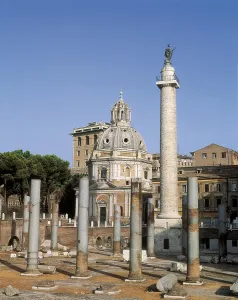 Forum Prints: ITALY. LAZIO. Rome. Forum of Trajan