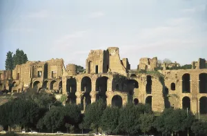 Archaeological Prints: ITALY. LAZIO. ROME. Rome. Remains of luxurious Roman villas in the Palatine Hill