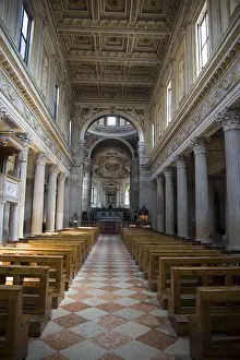 Lombardia Prints: ITALY. Mantua. Cathedral, built by Giulio Romano (16th c)