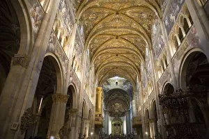 Emilia Romagna Prints: ITALY. Parma. Cathedral. Interior