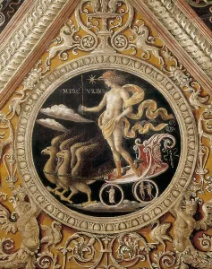 Astronomical Prints: ITALY. Perugia. Collegio del Cambio (Exchange Guild)