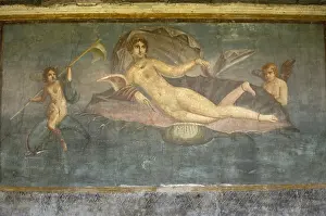 Imperium Romanum Prints: ITALY. Pompeii. Frescoes in the House of Venus in the Shell (CasadellaVenerein Conchiglia)