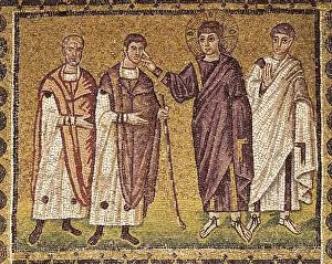 Ravenna Prints: ITALY. Ravenna. Basilica of Sant'Apollinare Nuovo
