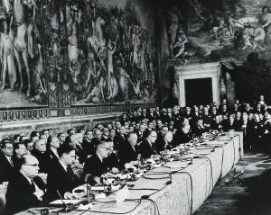 Treaty Prints: ITALY. Rome. Treaty of Rome (25th March 1957)