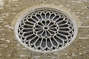 Rose Window Prints: ITALY. Trieste. Cathedral of Saint Giusto